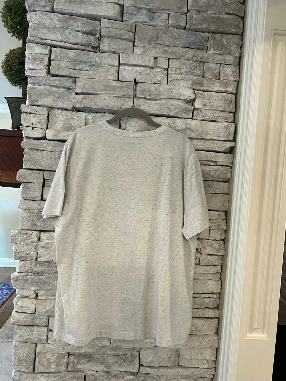 Banana Republic Men’s Light Gray Bicycle Graphic T‑Shirt